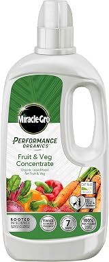Miracle-Gro Performance Organics Fruit & Veg Liquid Plant Food 1 Litre