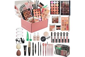 COLIUSA All in One Makeup Kit for Women Full Kit,Makeup Set for Women, Includes Eyeshadow Palette/Foundation/Lipstick/Eyeliner/Mascara/makeup Brush,Makeup Gift Set for Christmas & Birthday&Holiday&Everyday.