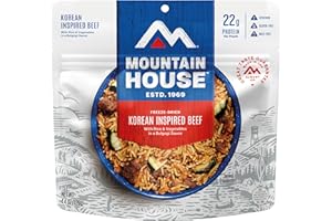 Mountain House Korean Inspired Beef | Freeze Dried Backpacking & Camping Food | Gluten-Free | 2 Servings