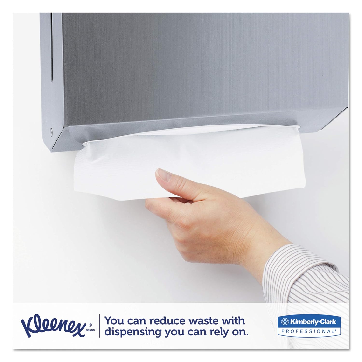 Kleenex 13253 Premiere Folded Towels, 7 4/5 x 12 2/5, White, 120 per Pack (Case of 25 Packs): Industrial & Scientific