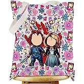 WZMPA Killer Doll Tote Bag Evil Doll Bride Fans Gift Horror Reusable Grocery Bag Murderous Toy Merchandise