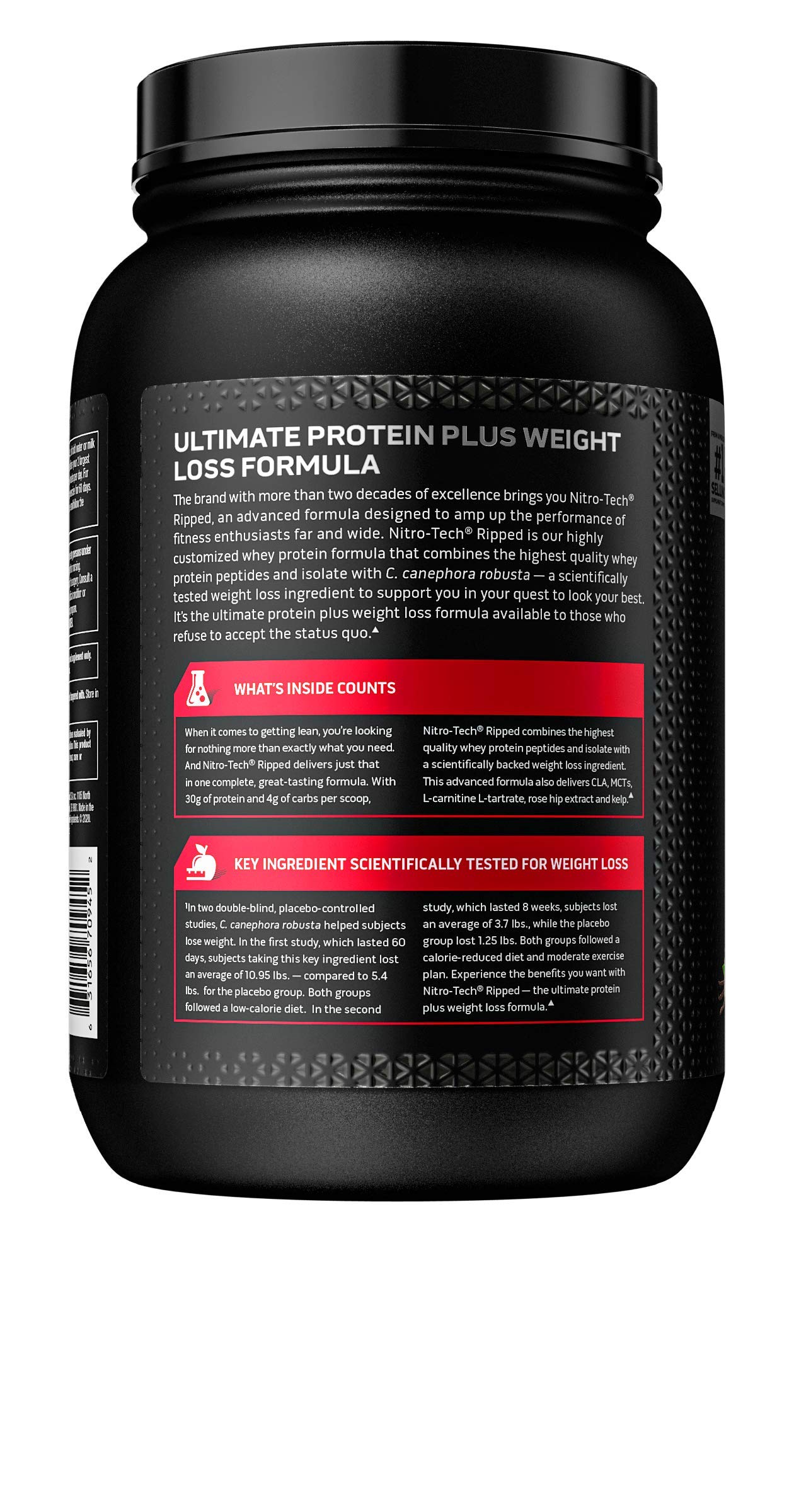 Protein Powder for Weight Loss MuscleTech NitroTech