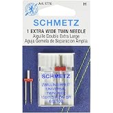 Schmetz Universal Needle Twin Extra Wide Size 100/6.0