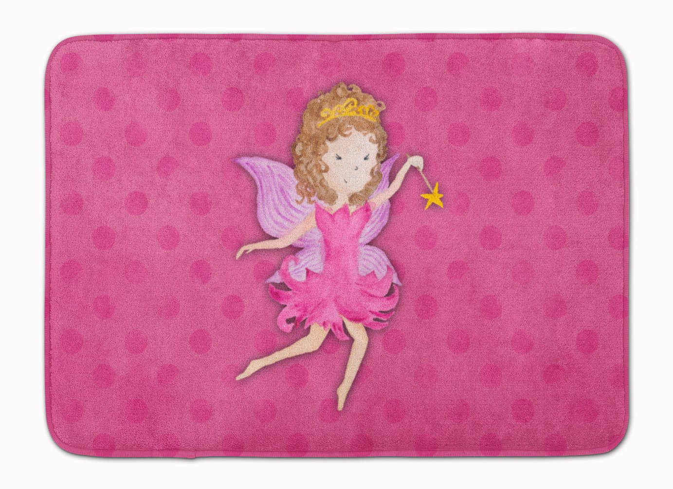 Caroline's Treasures Fairy Princess Watercolor Floor Mat, Multicolor, 19 inches x 27 inches