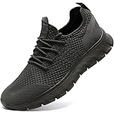 YRLTYO Mens Running Shoes Slip On Tennis Walking Sneakers Workout Athletic Lightweight Casual Sport Shoes