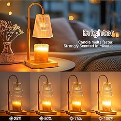 Candle Warmer Lamp with Timer and 2 Bulbs
