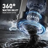 MIAOKE Portable Camping Shower 7800mAh with Digital Temp Display Grey view 4