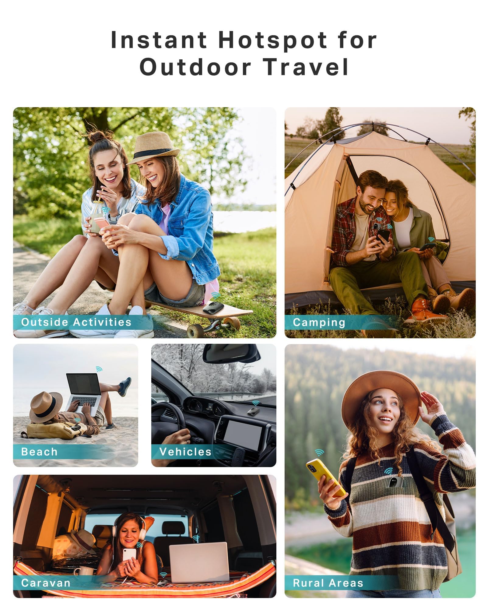 Tp-Link M7000 Portable Mifi Router In Typical Usage Scenario