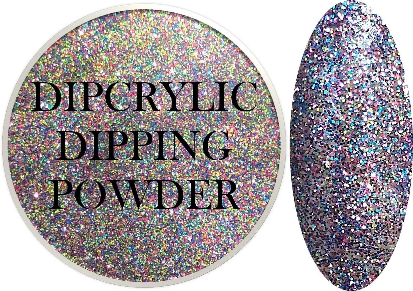 SHEBA NAILS Dipcrylic Glitter Dip Dipping Powder UP ALL NIGHT - 1oz Jar