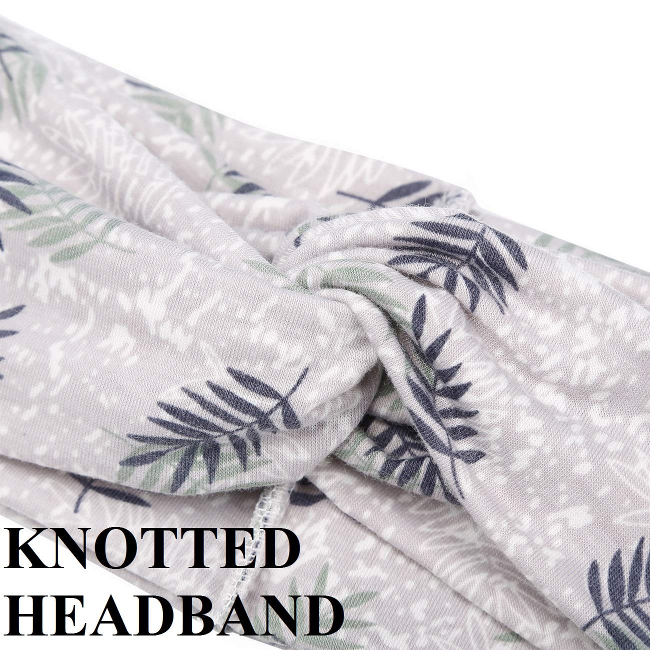 Huachi Headbands for Women Twisted Wide Thick Turban Head Wrap for Workout Running Yoga Sports - Fashion Hair Accessories, 6 Pack : Beauty