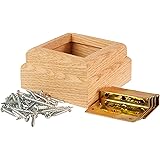 4JsNewel Post Fastener, 3 1/2" Red Oak Contemporary Molding