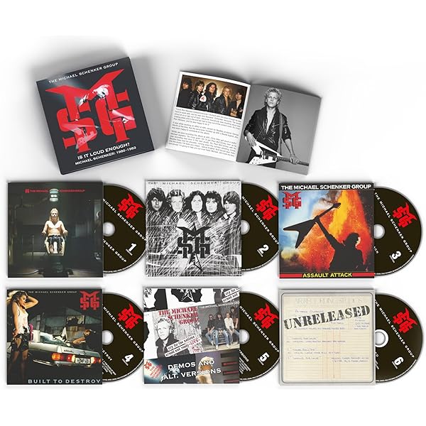 MSG『IS IT LOUD ENOUGH？ 1980-1983 (6CD)』 Is It Loud Enough? Michael Schenker 1980-1983 | Amazon.com.br