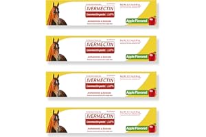 Horse Paste 1.87% – 4 Pack (6.08g Each) Apple Flavored Oral for Horses
