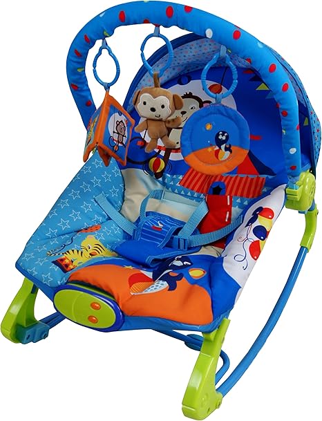 baby musical rocker with hanging toys