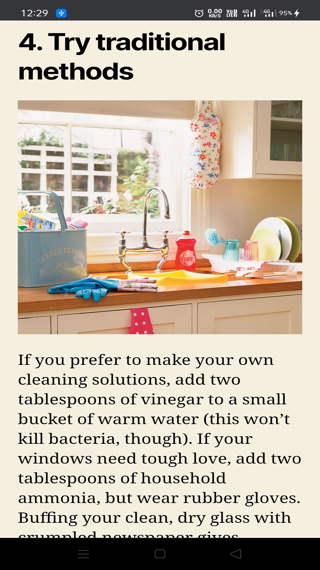 Window Cleaning for Android