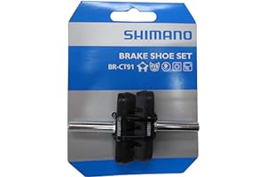 Shimano Unisex - Adult BR-CT91 Brake Shoes, Black, 1 Pair