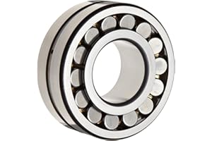 FAG 23218E1A-M Spherical Roller Bearing, Straight Bore, Brass Cage, Normal Clearance, Metric, 90mm ID, 160mm OD, 52.400mm Wid