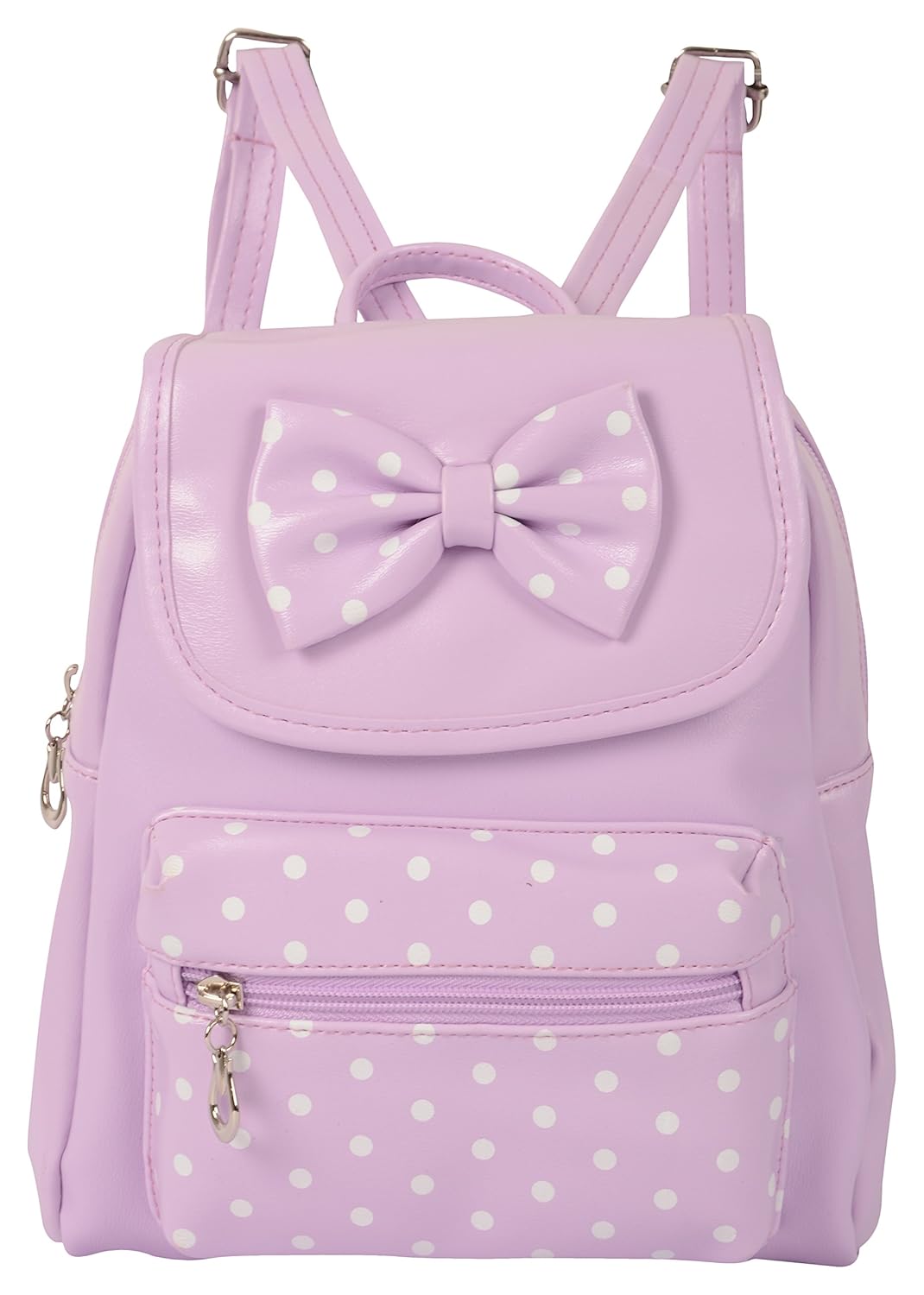 shopigator women's purple pu backpack(small)