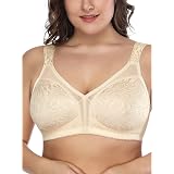 SUSA Women's Wire Free Minimizer Bra London 8014 - Soft Peach, 38E, Seamless Cups With Lace - View #8