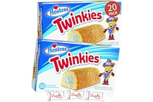 Hostess TWINKIES, 20 Individually Wrapped Cakes (13.5oz) W/Bundle Bonanza Candy