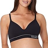 Hanes Womens Maternity Nursing Bra, Seamless Wireless Nursing Bralette for Women, Adjustable Straps