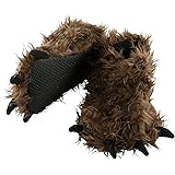 Lazy One Animal Paw Slippers for Kids and Adults, Fun Costume for Kids, Cozy Furry Slippers