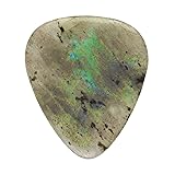 Labradorite Stone Guitar Or Bass Pick - 3.0 mm