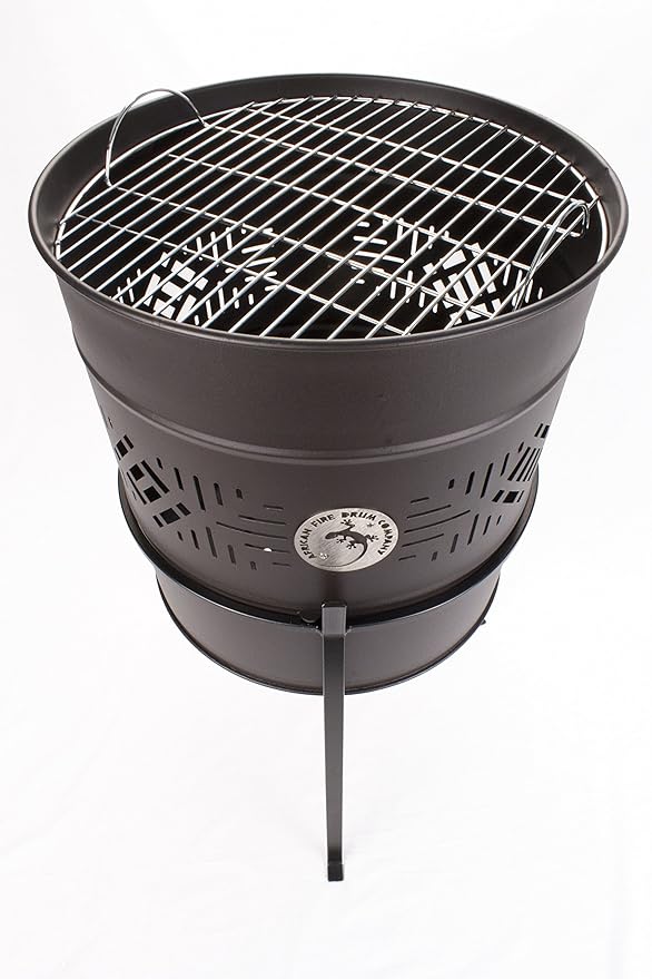 Fire Pit & BBQ (Unique African Fire Drum) Amazon.co.uk Garden & Outdoors