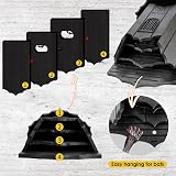 VIREESR Wooden Castle Bat House Large Three Chamber Black Durable Easy Hang view 3