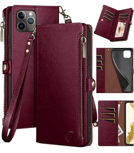 Tekcoo Étui portefeuille pour iPhone 11 Pro / iPhone 11 Pro (5,8) 2019