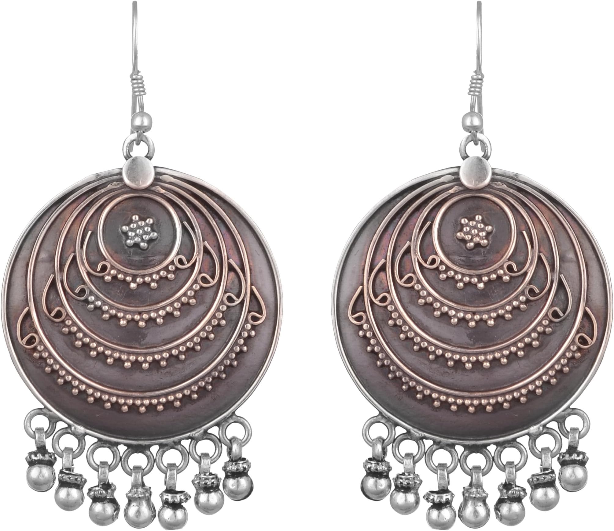 Sterling Silver Oxidized Earrings