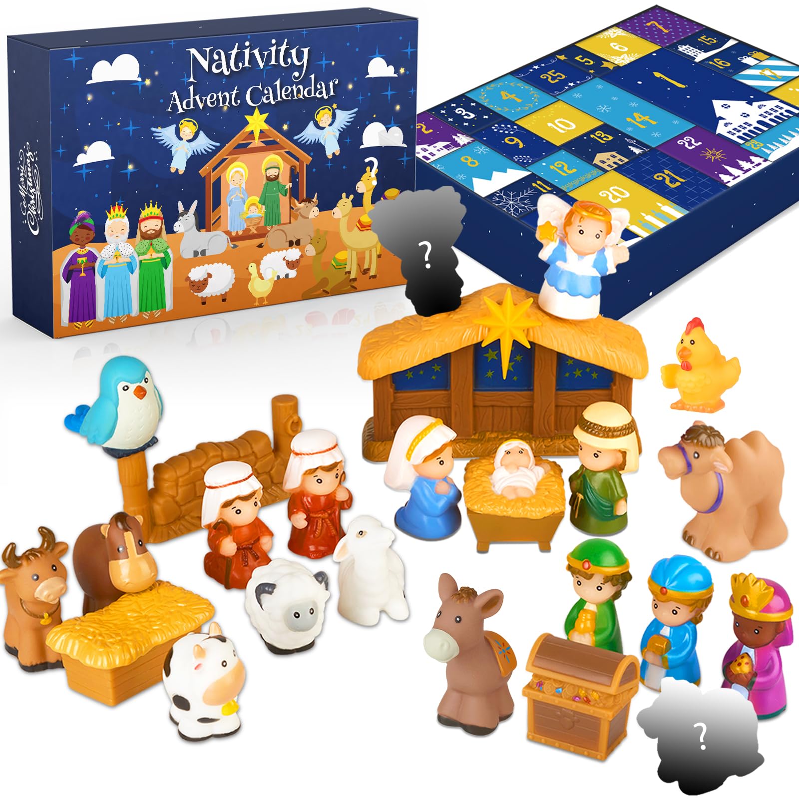 Mua Nativity Advent Calendar 2025 Kids, Christmas Story Nativity ...