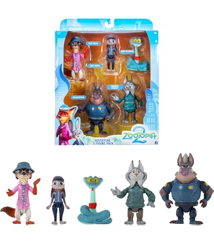 Amazon.com: Disney Store Official Zootopia 2 Figure Set – 8 Fully