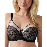 Wacoal Women's Retro Chic Underwire Bra, 855186 | Unlined, Underwire, Full Coverage, Lifts Bustline