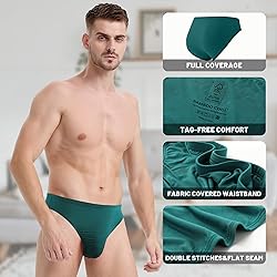 BAMBOO COOL Mens Underwear Bikini Briefs Ultra Soft