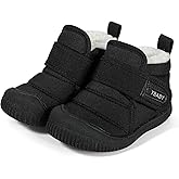 MK MATT KEELY Baby Winter Warm Shoes for Infant Boys Girls Toddler Plush Lining Snow Boots Soft Sole Non-Slip Walking Shoes Outdoor Faux Fur Booties
