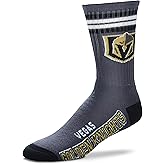 For Bare Feet NHL unisex-child 4 Stripe Deuce Crew Nhl