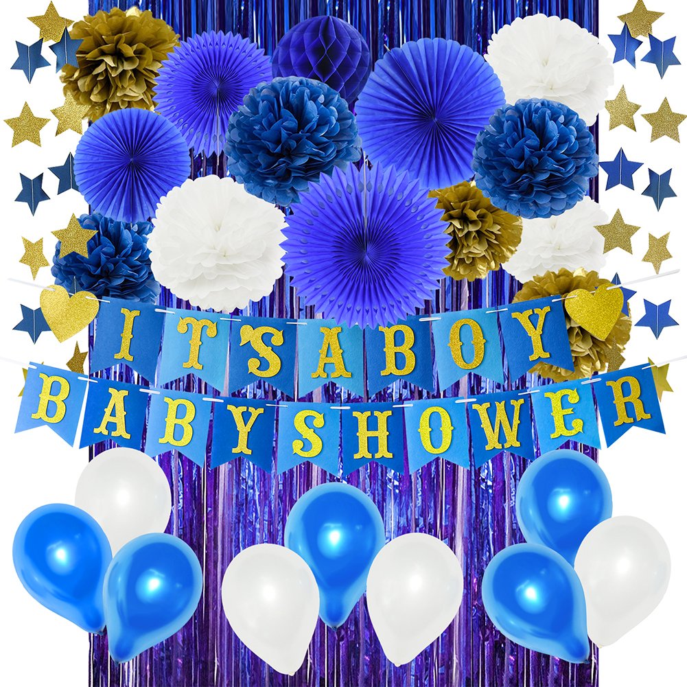 Happyfield Pink Gold Baby Shower Decorations For Girls Birthday