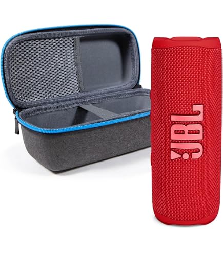 Amazon.com: JBL Flip 6 (Red) + Bundle with divvi! Protective