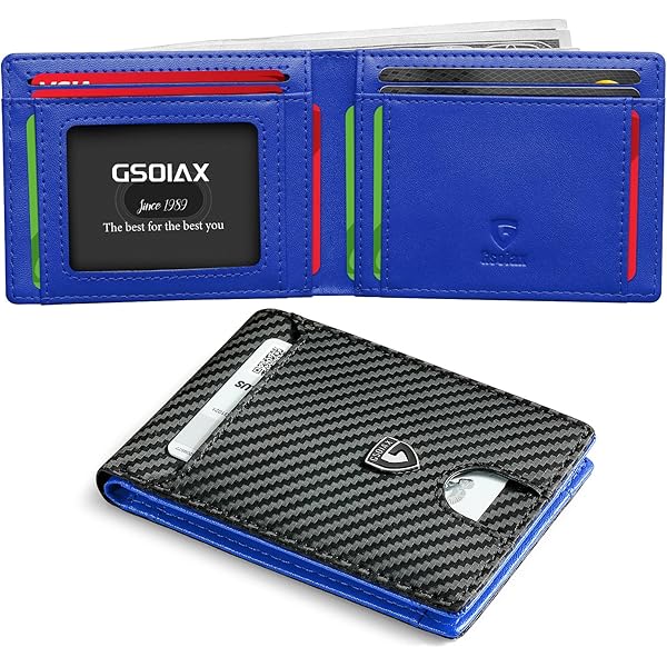 Portafoglio Ultra Sottile In Vera Pelle Italiana Con Protezione RFID - Portacarte Di Credito Slim Elegante - Foto 3