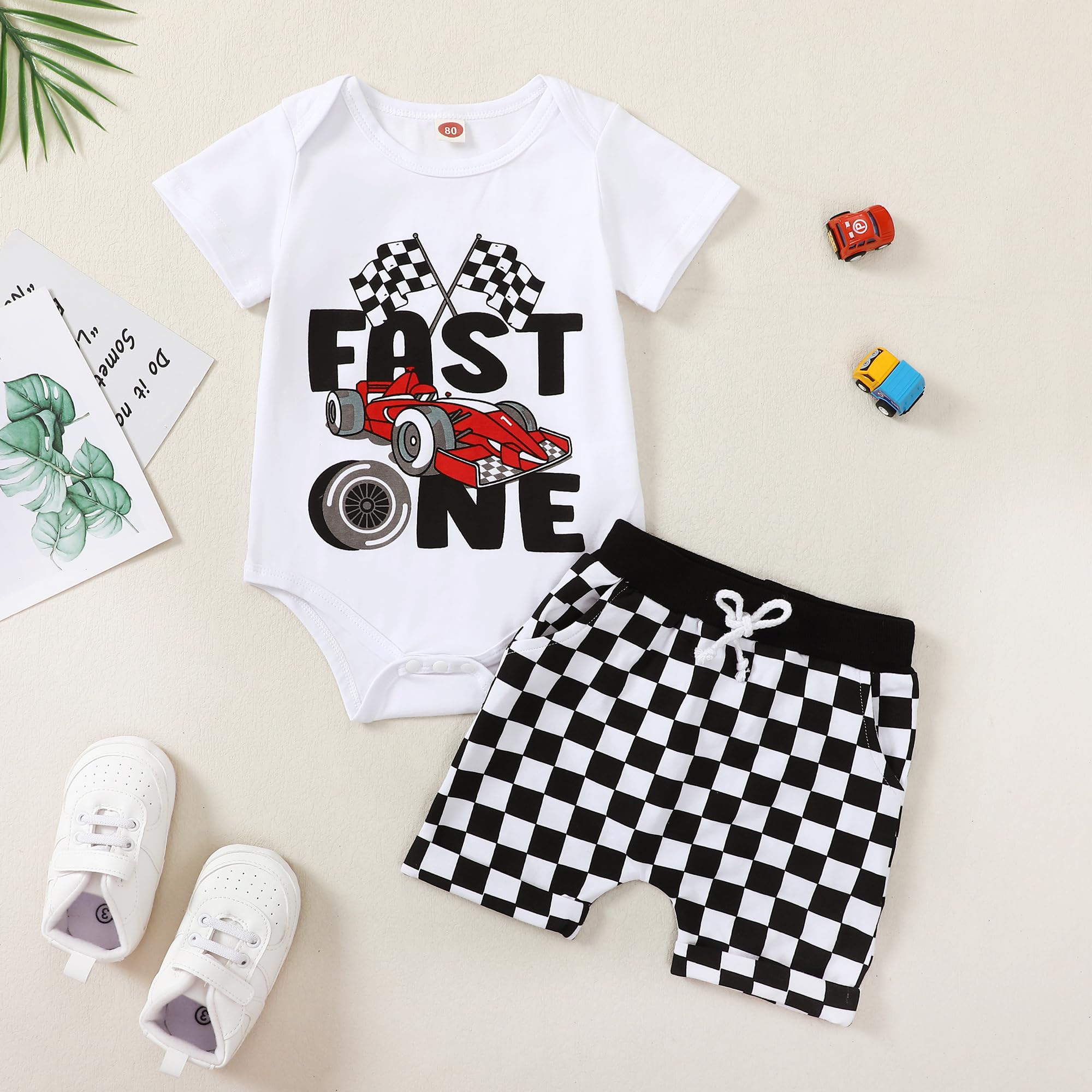 Generic 1st/2nd/3rd Birthday Boy Outfit Short Sleeve Tee Shirt + Pocket Shorts Set 1-3 Year Old Boys Clothes