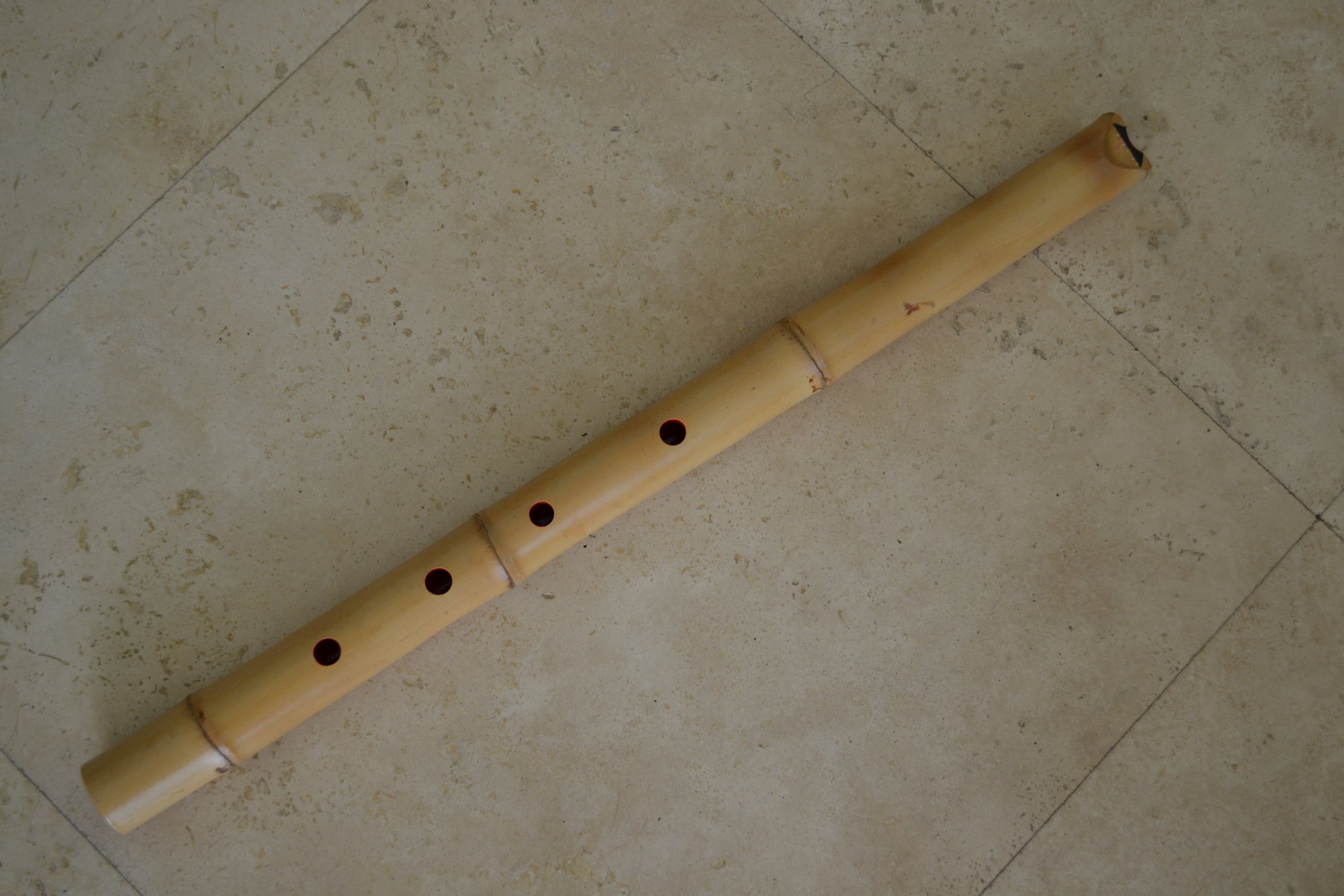 1.7 Pentatonic 5 Holes Shakuhachi Bamboo Flute w. Kinko Voicing