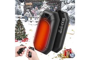 WARMHAND Hand Warmers Rechargeable 2 Pack, Portable Pocket Heater Cute USB 2 in 1 Hand Warmers, Best Winter Gift for Hunting Outdoor Indoor Camping and Golf Football, for Men Women and Kids