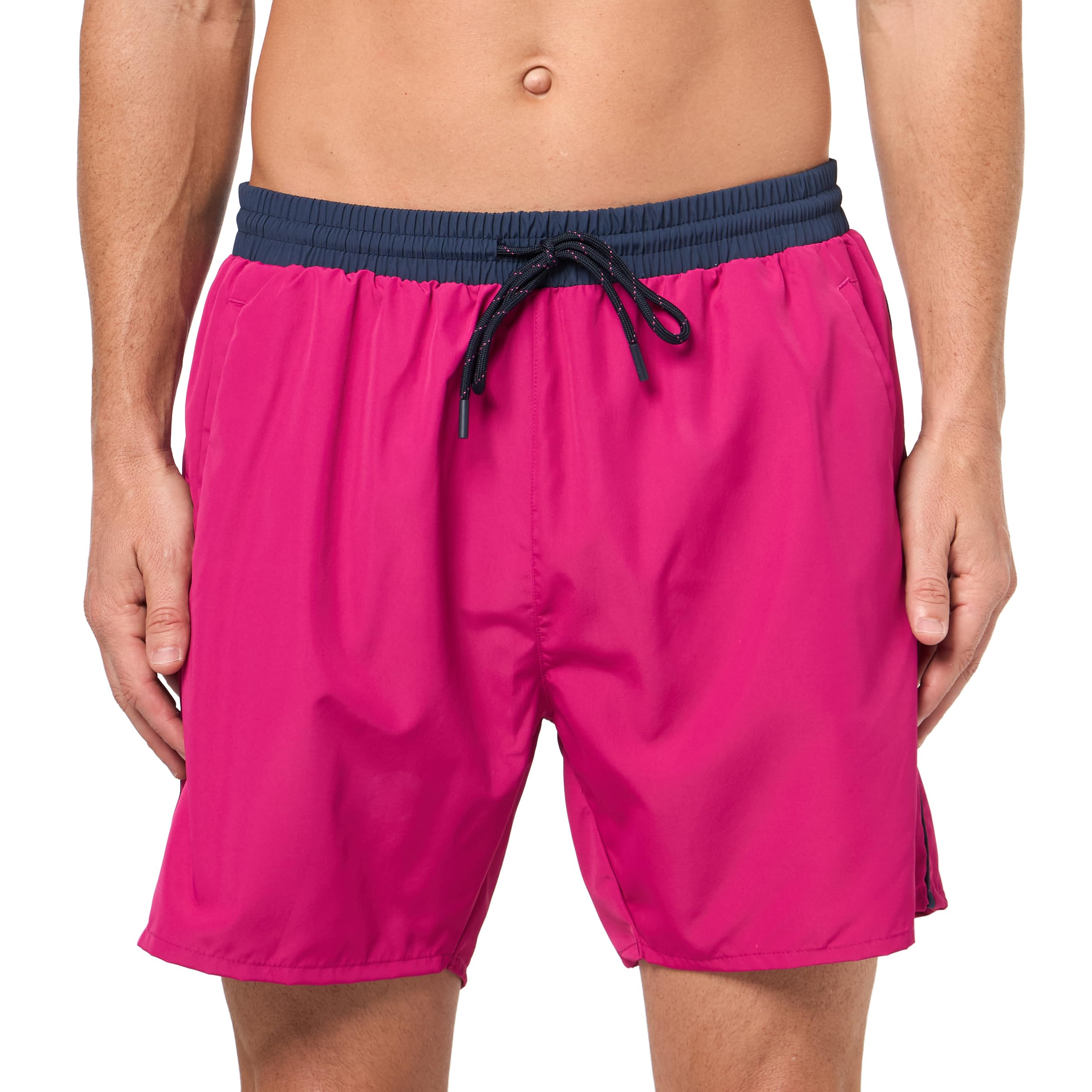 BOSS, Medium Length Solid Swim Trunk, Pink Malaya, M