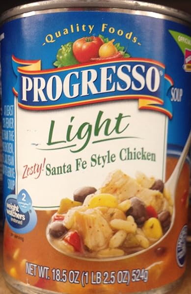 PROGRESSO LIGHT ZESTY SANTA FE STYLE CHICKEN SOUP 18.5OZ CAN