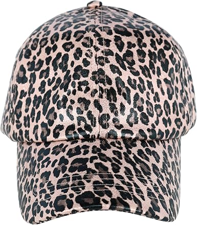 leopard baseball caps