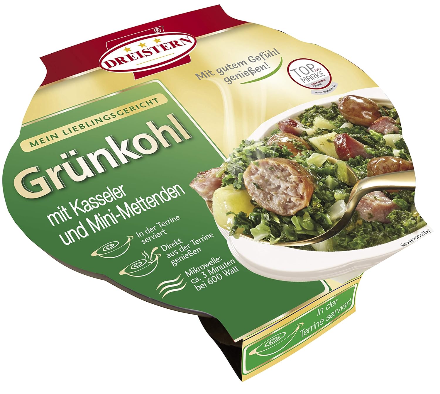Dreistern Grünkohl mit Kassler und Mettenden, 400 g Amazon.de Lebensmittel & Getränke Dreistern Grünkohl mit Kassler und Mettenden, 400 g Amazon.de Lebensmittel & Getränke