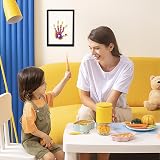 CHERRY CHEERS Family Handprint Kit Wooden Frame Non-Toxic Paints view 3