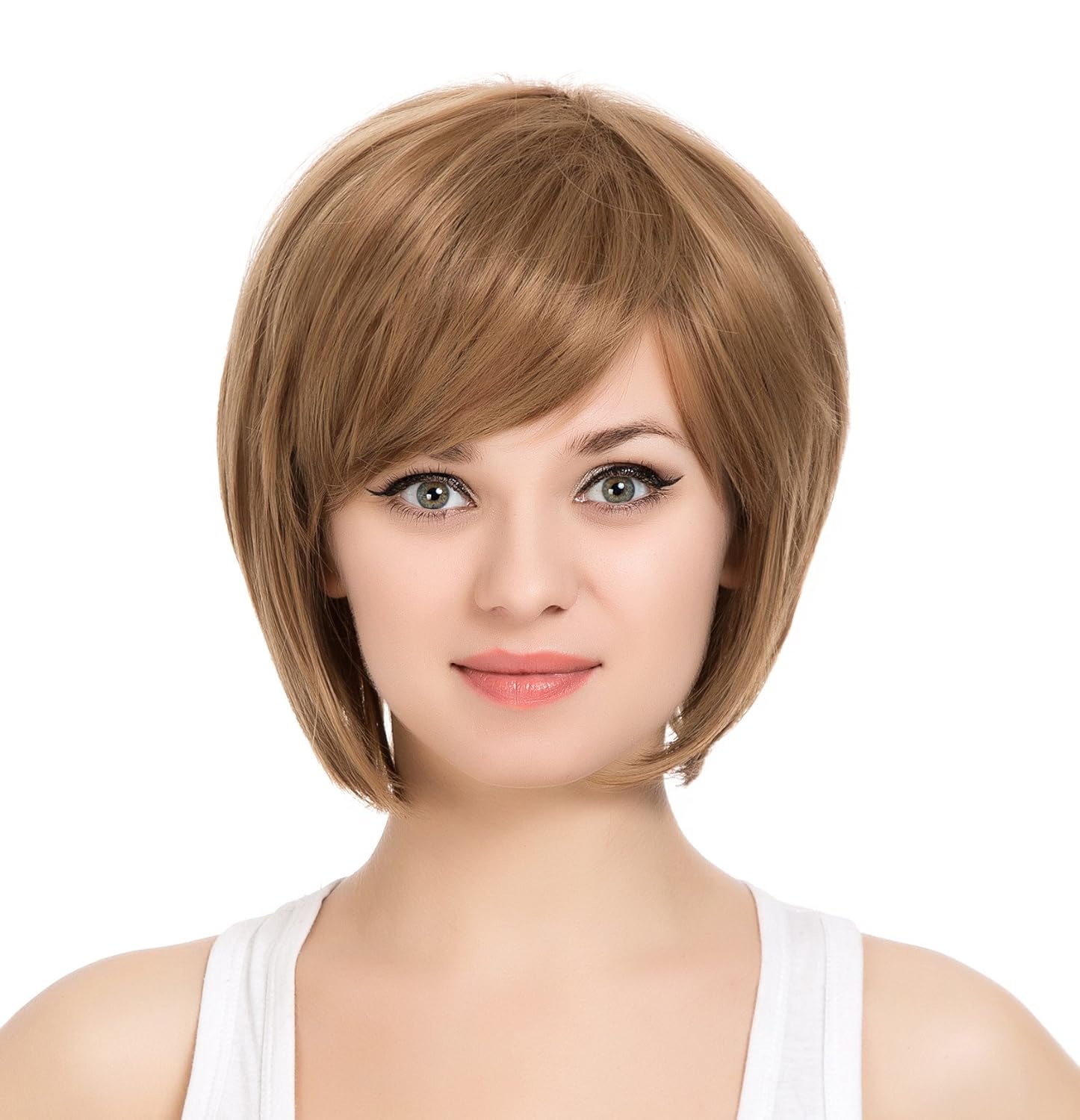 Amazon Com Zuuc Women S Short Haircut Bobhaircut Full Head Wig