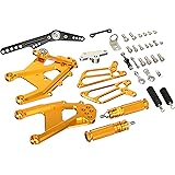 ベビーフェイス(BABY FACE) バックステップキット アルミ ゴールド MT-10/SP(17-) 002-Y022GD